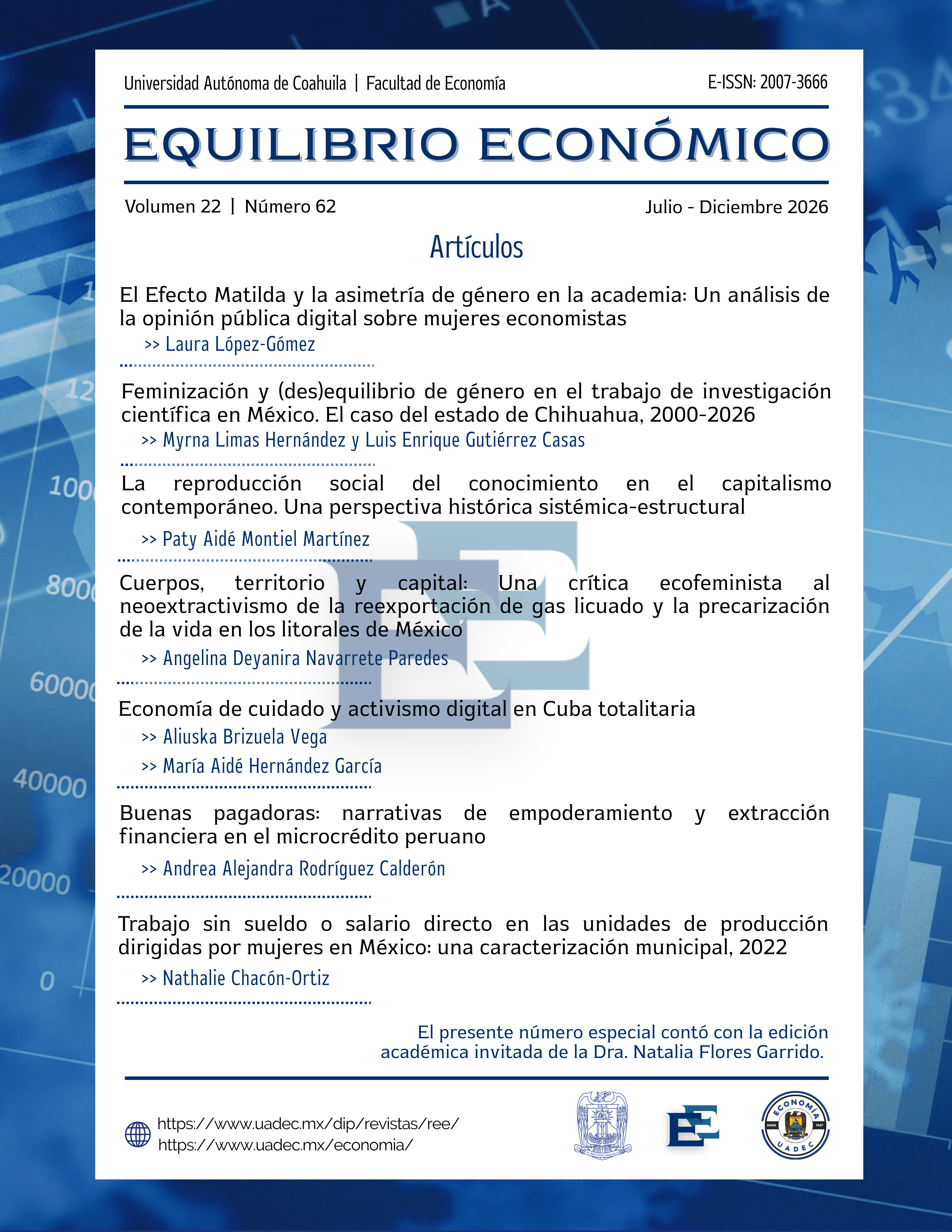 					Ver Vol. 22 Núm. 62 (2026): Julio - Diciembre de 2026
				
