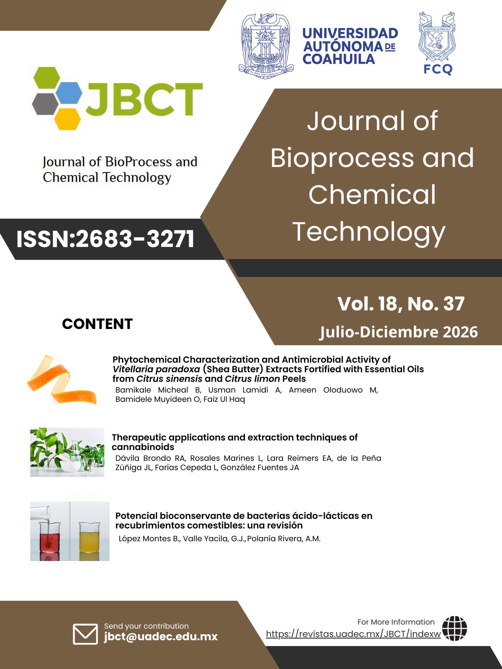 					View Vol. 18 No. 37 (2026): Julio-Diciembre 2026
				