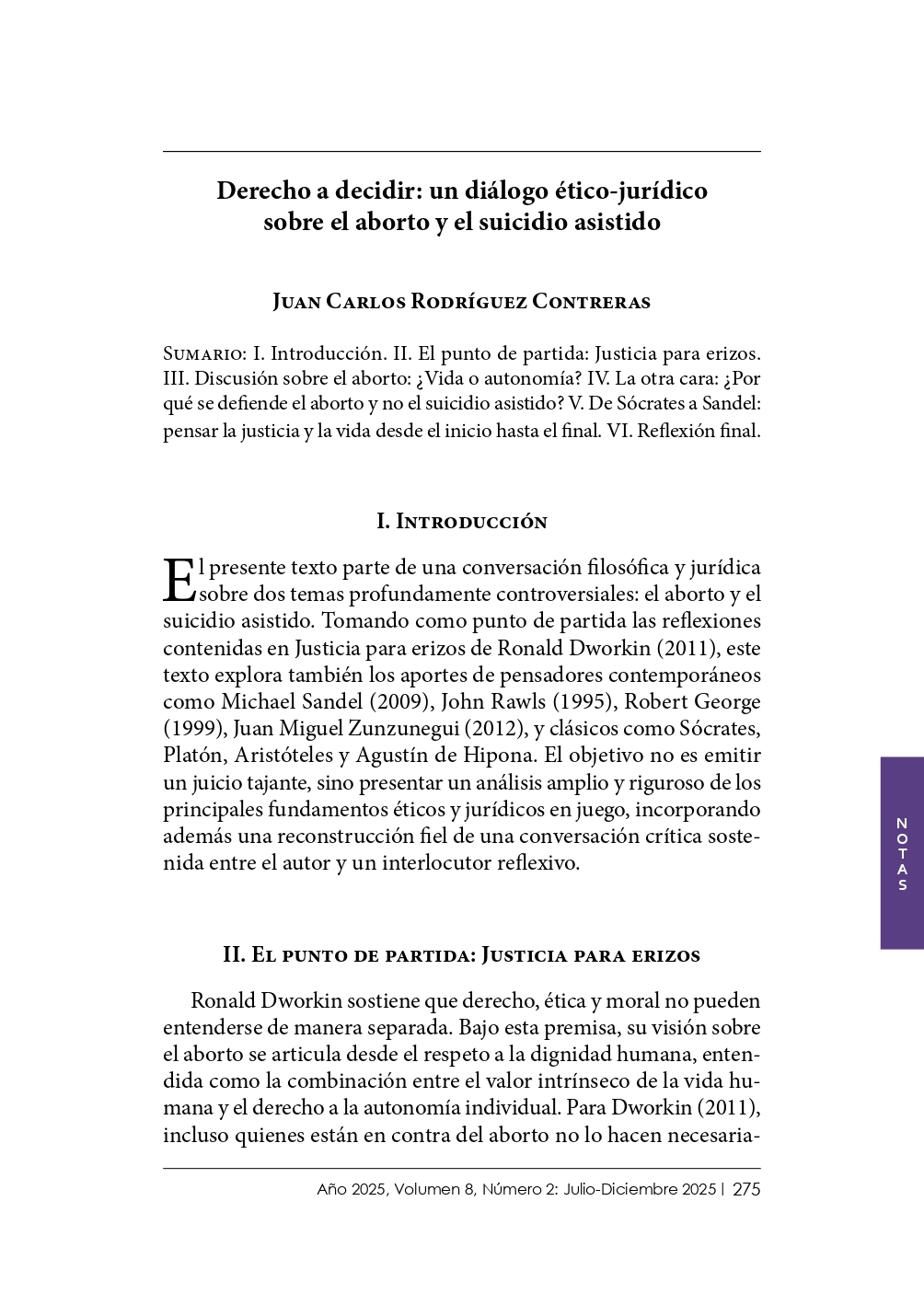 Imagen de la portada de la nota "Derecho a decidir: un diálogo ético-jurídico sobre el aborto y el suicidio asistido"